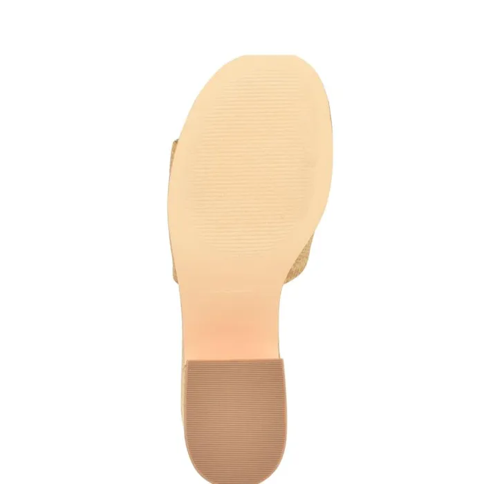 Nine West Sandals Women Boone Platform Slide Sandals Natural Raffia Nine West Sandals Women Boone Platform Slide Sandals Natural Raffia