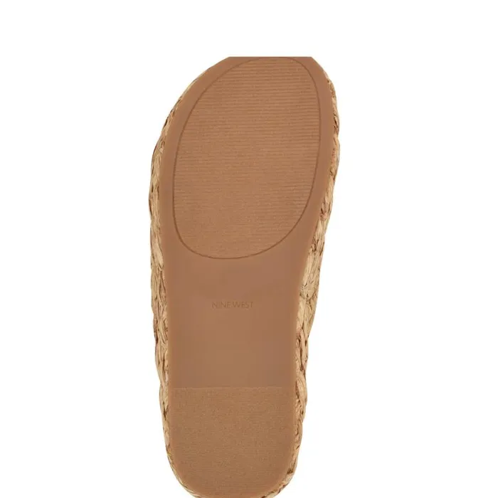 Nine West Sandals Women Corel Flatform Sandals Natural