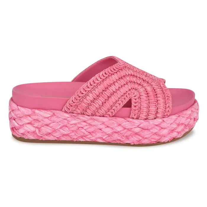 Nine West Sandals Women Corel Flatform Sandals Pink