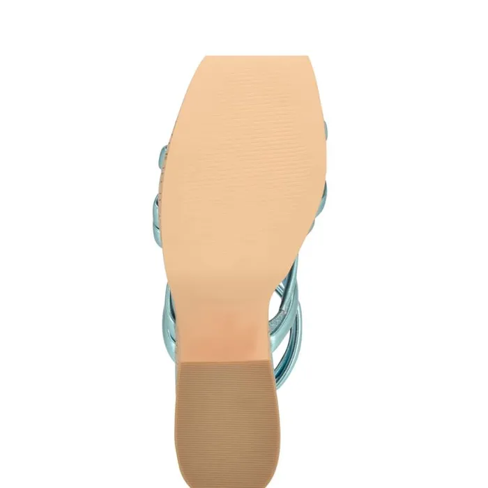 Nine West Sandals Women Corke Platform Wedge Strappy Sandals Light Blue Nine West Sandals Women Corke Platform Wedge Strappy Sandals Light Blue
