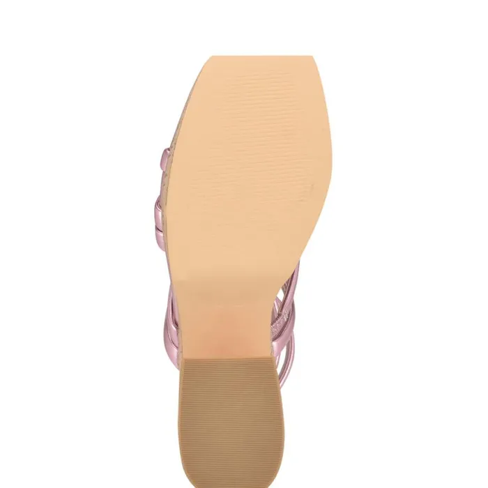 Nine West Sandals Women Corke Platform Wedge Strappy Sandals Pink