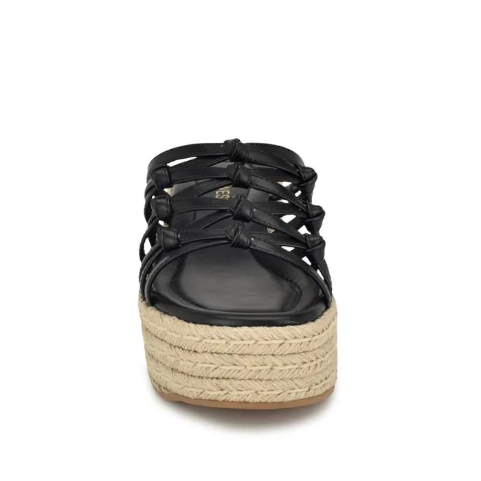 Nine West Sandals Women Cristy Espadrille Wedge Sandals Black Nine West Sandals Women Cristy Espadrille Wedge Sandals Black