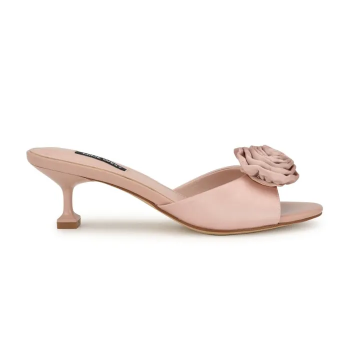 Nine West Sandals Women Dhalia Rosette Sandals Pink