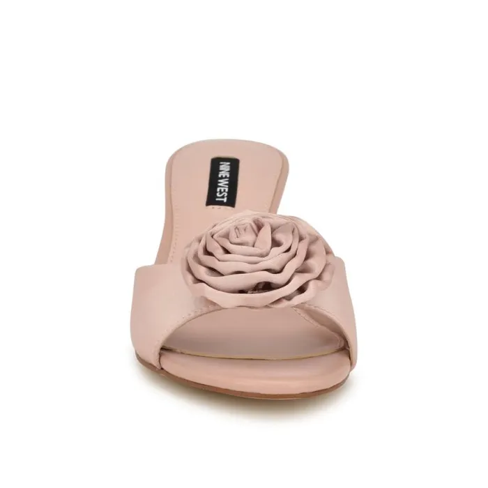 Nine West Sandals Women Dhalia Rosette Sandals Pink Nine West Sandals Women Dhalia Rosette Sandals Pink