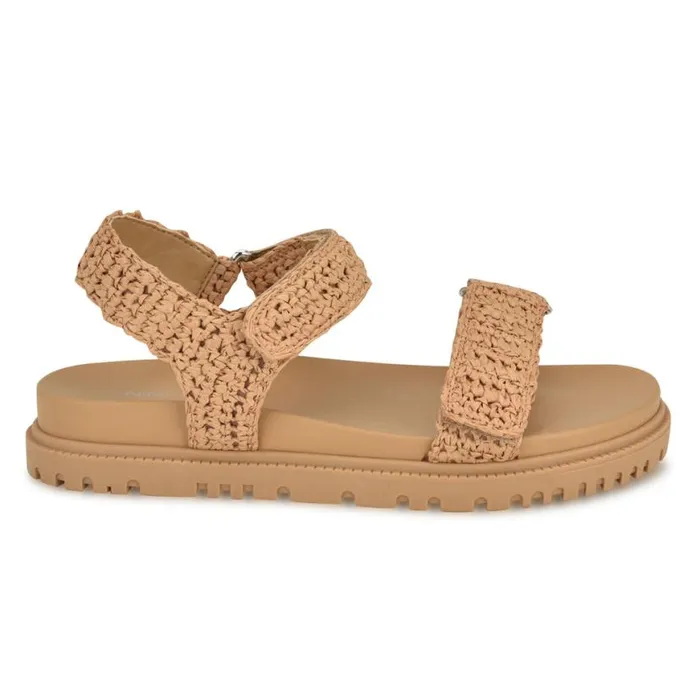 Nine West Sandals Women Dinrah Footbed Sandals Light Pink