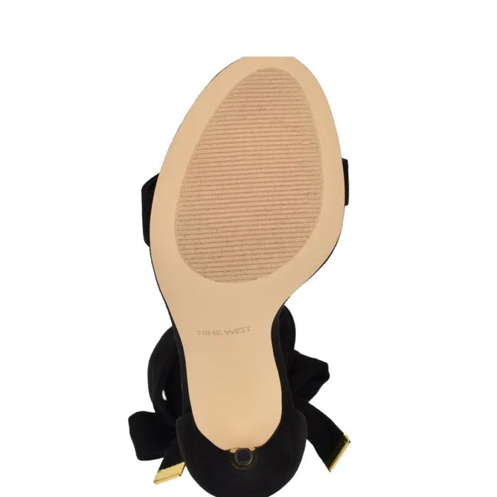 Nine West Sandals Women Donatela Ankle Wrap Sandals Black Nine West Sandals Women Donatela Ankle Wrap Sandals Black