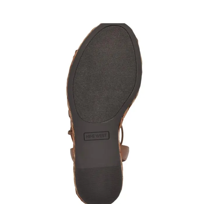 Nine West Sandals Women Eaden Woven Wedge Sandals Brown Nine West Sandals Women Eaden Woven Wedge Sandals Brown