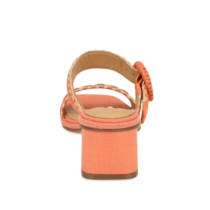 Nine West Sandals Women Emerey Woven Slide Sandals Orange Nine West Sandals Women Emerey Woven Slide Sandals Orange