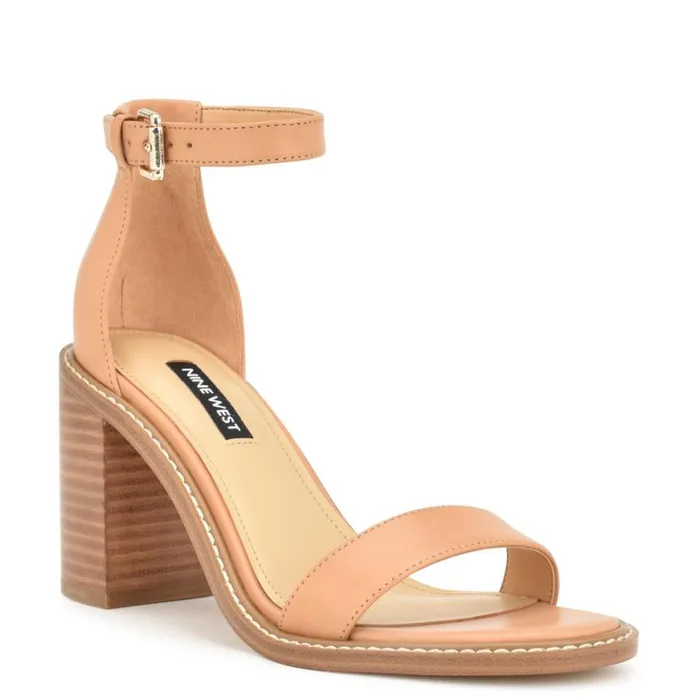 Nine West Sandals Women Erla Tailored Sandals Light Natural Nine West Sandals Women Erla Tailored Sandals Light Natural