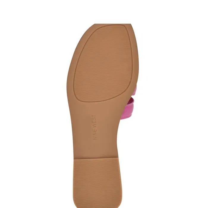 Nine West Sandals Women Geena Flat Slide Sandals Pinkorange Nine West Sandals Women Geena Flat Slide Sandals Pinkorange