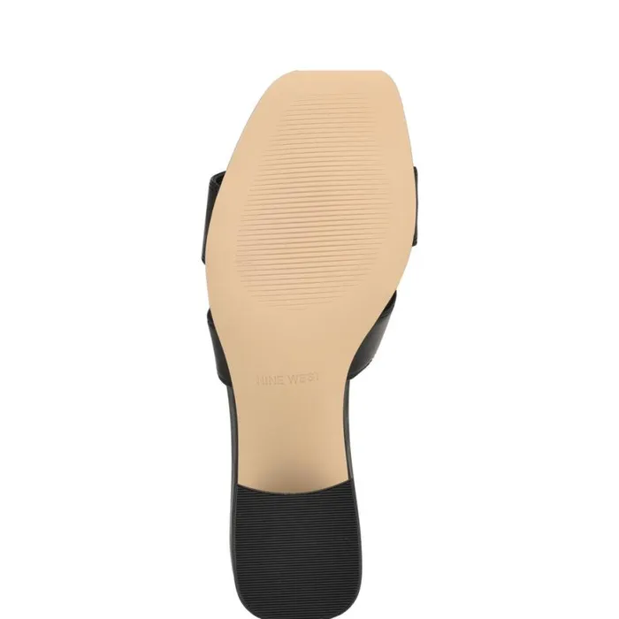 Nine West Sandals Women Griselda Block Heel Sandals Black