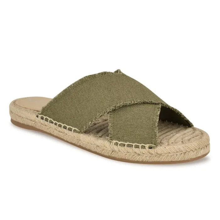 Nine West Sandals Women Hamden Flat Casual Sandals Medium Green Nine West Sandals Women Hamden Flat Casual Sandals Medium Green