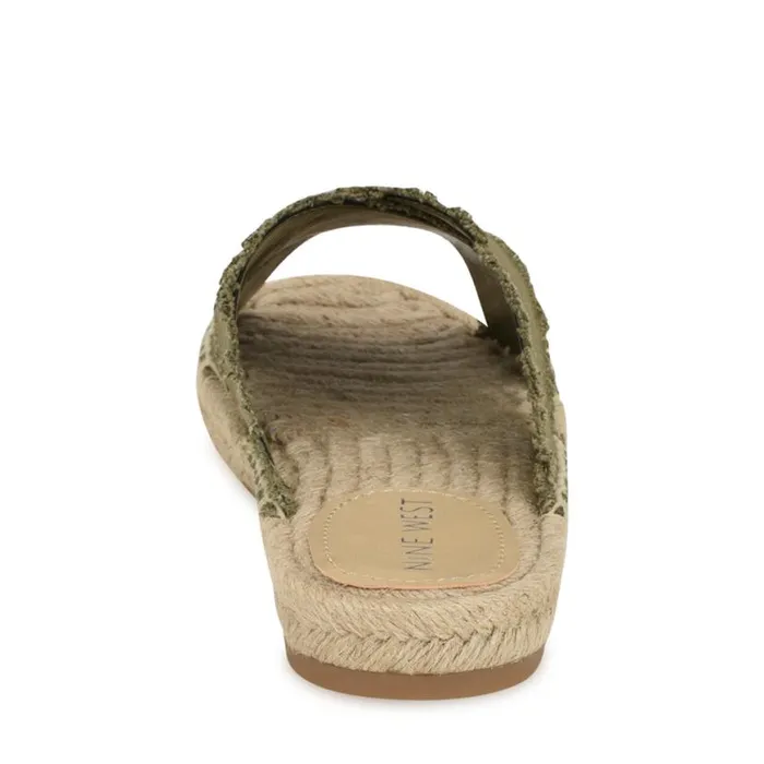 Nine West Sandals Women Hamden Flat Casual Sandals Medium Green Nine West Sandals Women Hamden Flat Casual Sandals Medium Green