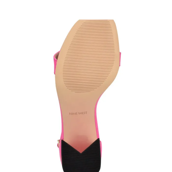 Nine West Sandals Women Ilea Ankle Strap Sandals Bright Pink