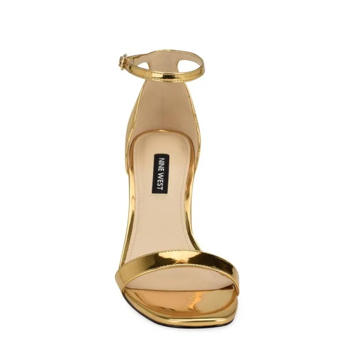 Nine West Sandals Women Ilea Ankle Strap Sandals Bronze