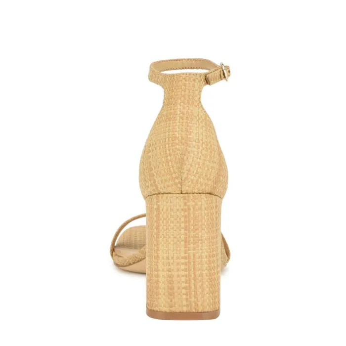 Nine West Sandals Women Ilea Ankle Strap Sandals Natural Raffia Nine West Sandals Women Ilea Ankle Strap Sandals Natural Raffia