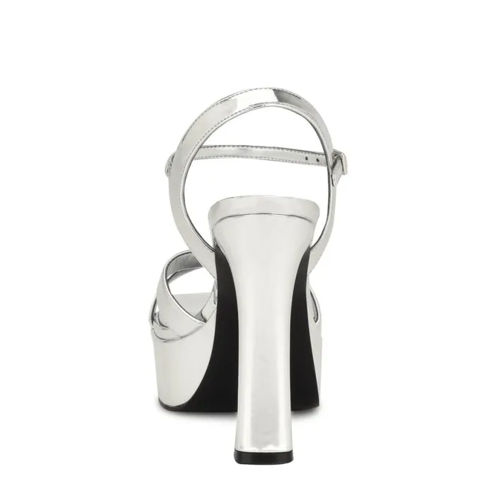 Nine West Sandals Women Iriv Platform Sandals Silver Nine West Sandals Women Iriv Platform Sandals Silver