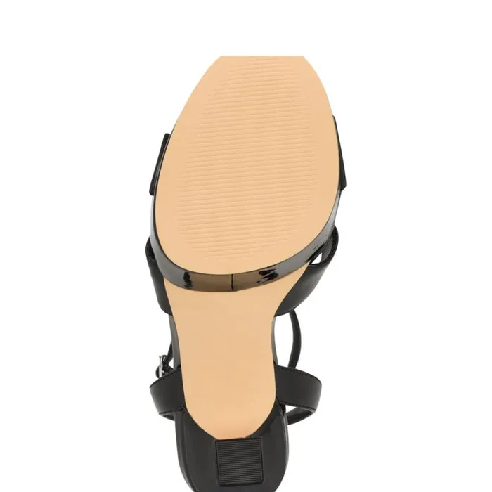 Nine West Sandals Women Jessie Platform Ankle Strap Sandals Black