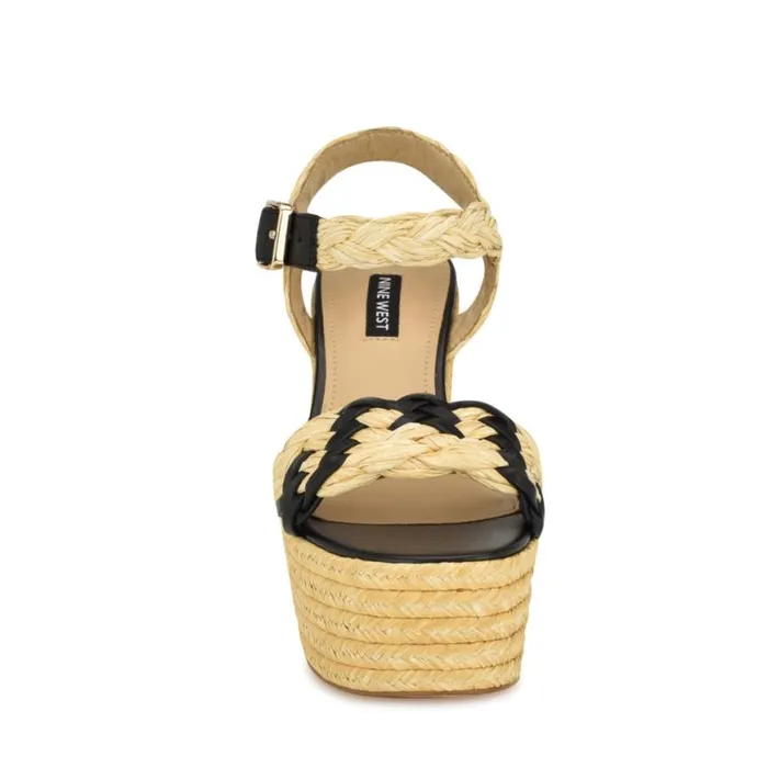 Nine West Sandals Women Jolane Espadrille Platform Sandals Naturalblack Nine West Sandals Women Jolane Espadrille Platform Sandals Naturalblack