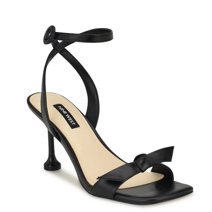 Nine West Sandals Women Kensta Bow Sandals Black Nine West Sandals Women Kensta Bow Sandals Black