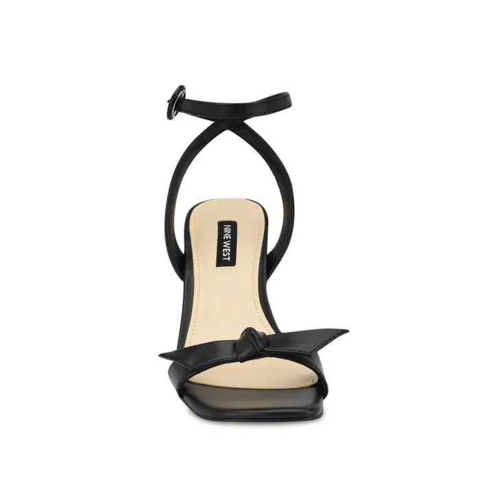 Nine West Sandals Women Kensta Bow Sandals Black Nine West Sandals Women Kensta Bow Sandals Black