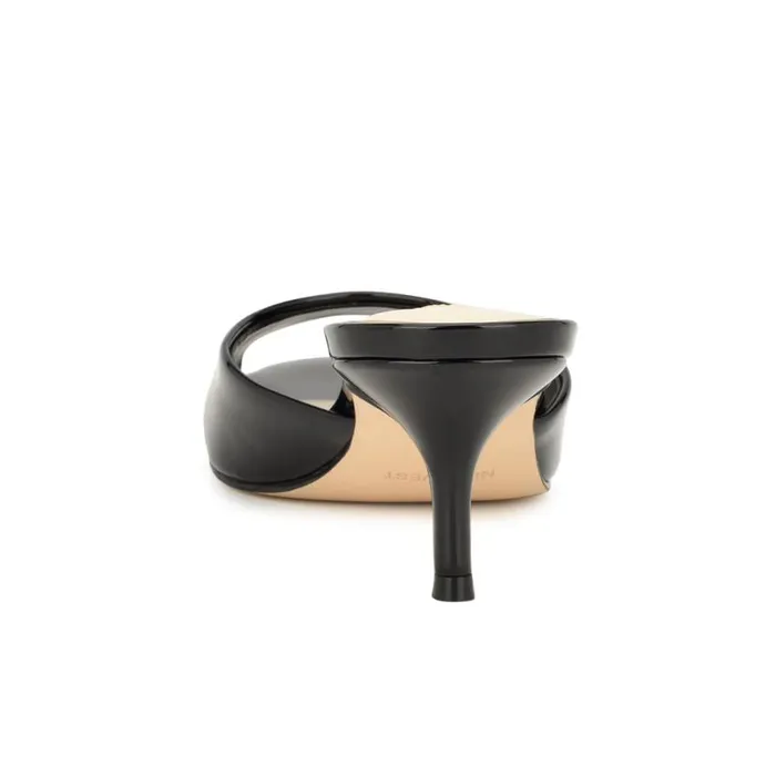 Nine West Sandals Women Luvlie Heeled Slide Sandals Black Patent Nine West Sandals Women Luvlie Heeled Slide Sandals Black Patent