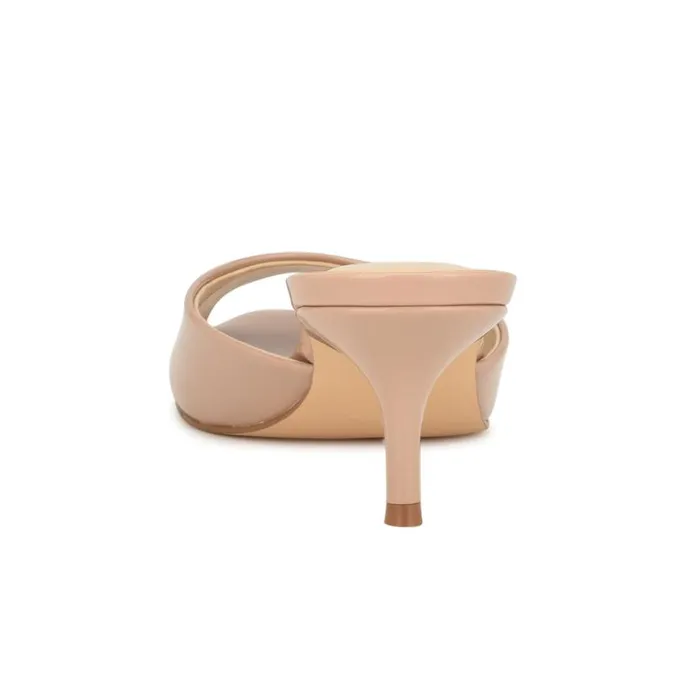 Nine West Sandals Women Luvlie Heeled Slide Sandals Natural Patent Nine West Sandals Women Luvlie Heeled Slide Sandals Natural Patent
