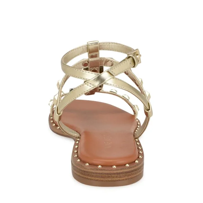 Nine West Sandals Women Marcila Studded Ankle Strap Sandals Platino Nine West Sandals Women Marcila Studded Ankle Strap Sandals Platino