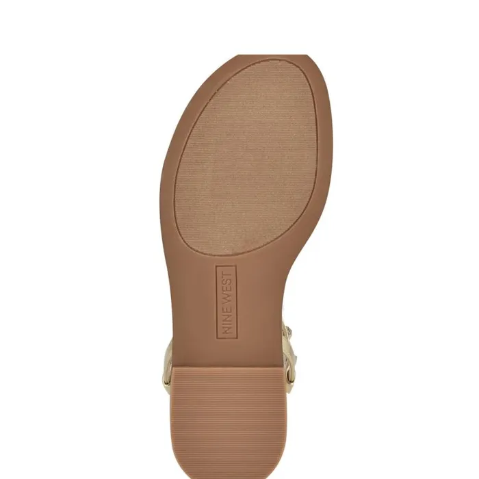 Nine West Sandals Women Marcila Studded Ankle Strap Sandals Platino Nine West Sandals Women Marcila Studded Ankle Strap Sandals Platino