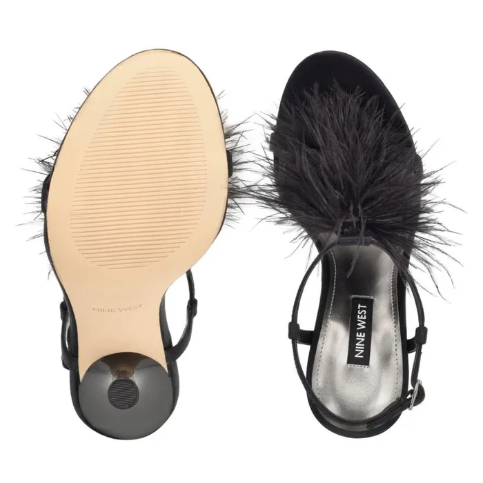 Nine West Sandals Women Million Ankle Strap Heeled Sandals Black Nine West Sandals Women Million Ankle Strap Heeled Sandals Black
