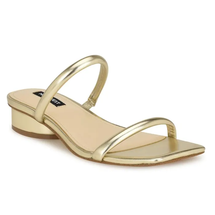 Nine West Sandals Women Morella Slide Sandals Platino Nine West Sandals Women Morella Slide Sandals Platino