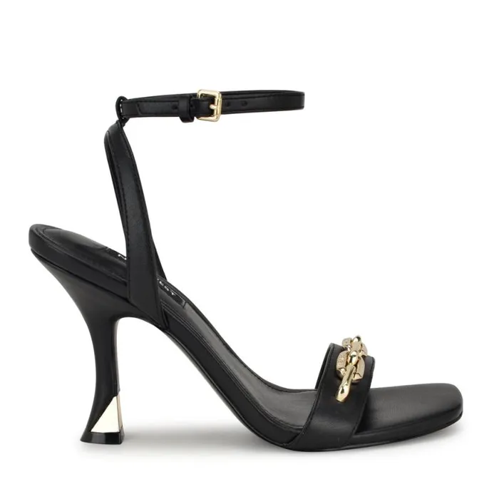 Nine West Sandals Women Neela Ankle Strap Sandals Black