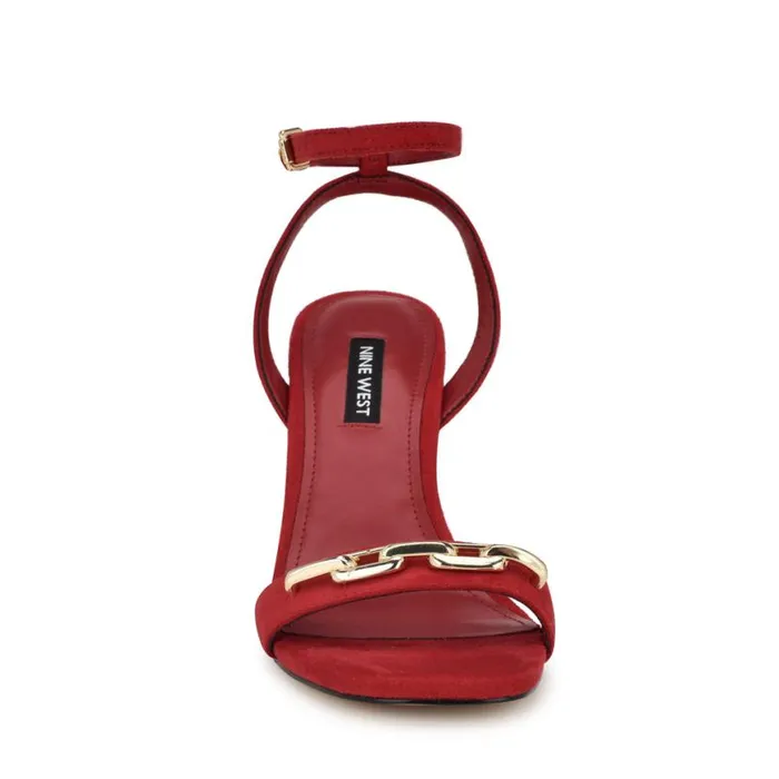 Nine West Sandals Women Neela Ankle Strap Sandals Red