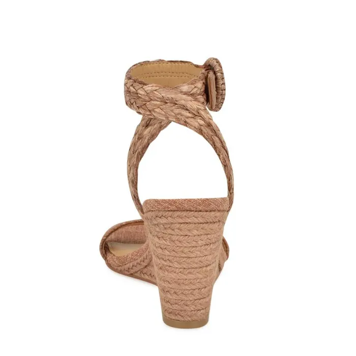 Nine West Sandals Women Nerisa Espadrille Wedge Sandals Brown Nine West Sandals Women Nerisa Espadrille Wedge Sandals Brown