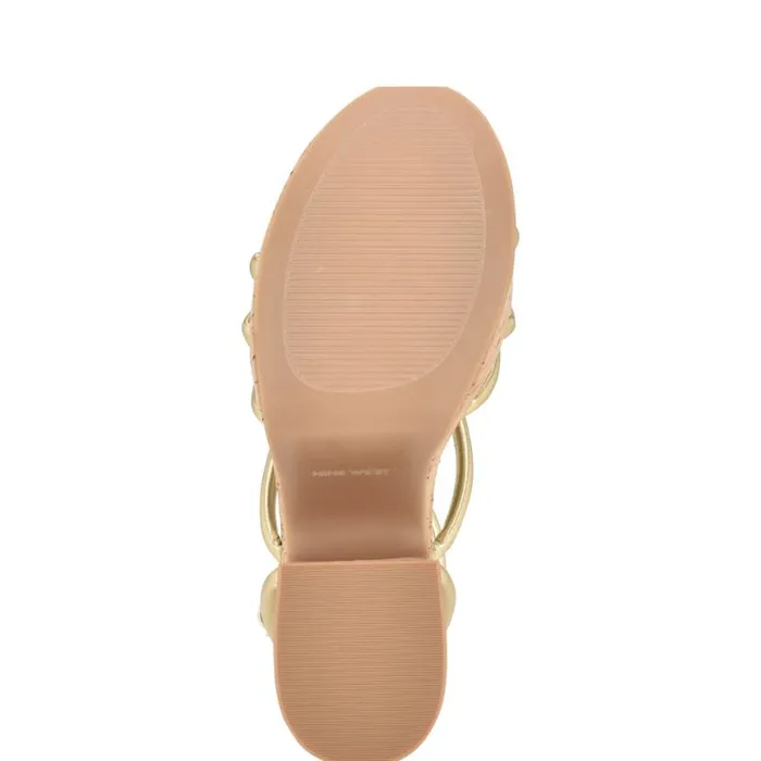 Nine West Sandals Women Olander Knotted Platform Sandals Platino Nine West Sandals Women Olander Knotted Platform Sandals Platino