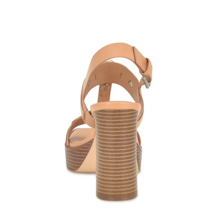 Nine West Sandals Women Opell Tailored Platform Sandals Light Natural