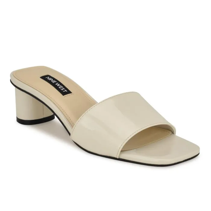 Nine West Sandals Women Paire Slide Sandals Ivory Nine West Sandals Women Paire Slide Sandals Ivory