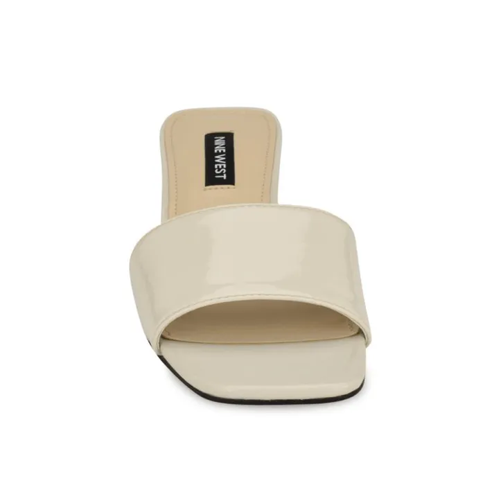 Nine West Sandals Women Paire Slide Sandals Ivory Nine West Sandals Women Paire Slide Sandals Ivory