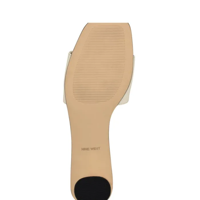 Nine West Sandals Women Paire Slide Sandals Ivory Nine West Sandals Women Paire Slide Sandals Ivory