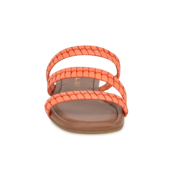 Nine West Sandals Women Quinlea Flat Strappy Sandals Orange Nine West Sandals Women Quinlea Flat Strappy Sandals Orange