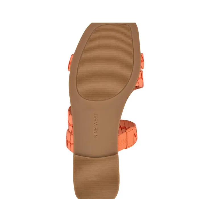 Nine West Sandals Women Quinlea Flat Strappy Sandals Orange Nine West Sandals Women Quinlea Flat Strappy Sandals Orange