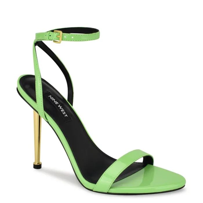 Nine West Sandals Women Reina Ankle Strap Sandals Bright Green Nine West Sandals Women Reina Ankle Strap Sandals Bright Green