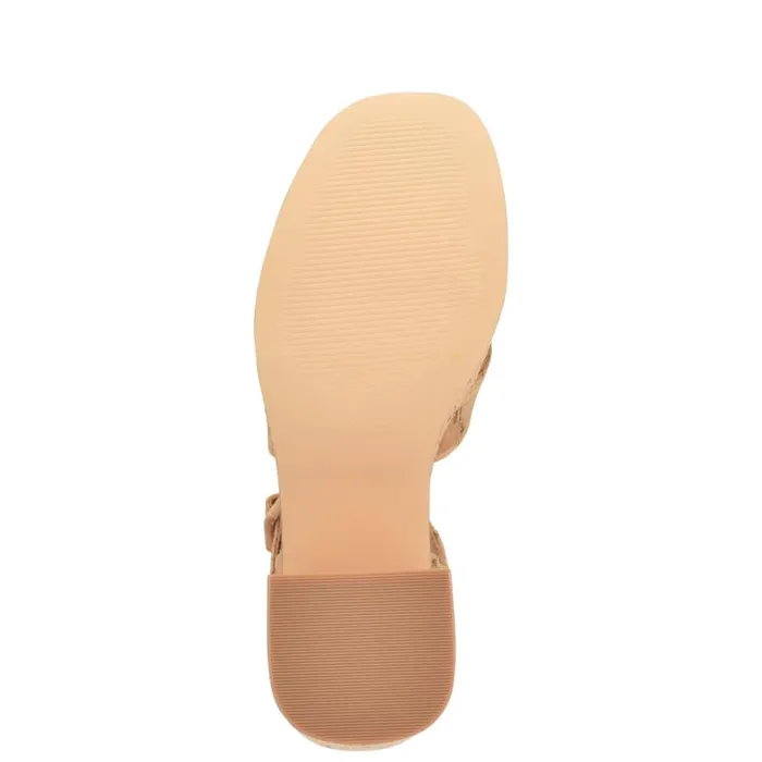 Nine West Sandals Women Rilay Platform Sandals Natural Cork