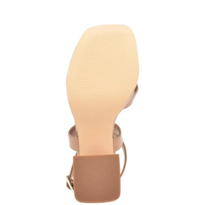 Nine West Sandals Women Tackle Ankle Strap Platform Sandals Blush Patent