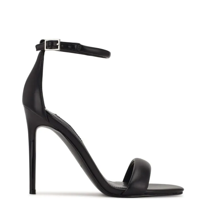 Nine West Sandals Women Teeya Ankle Strap Sandals Black