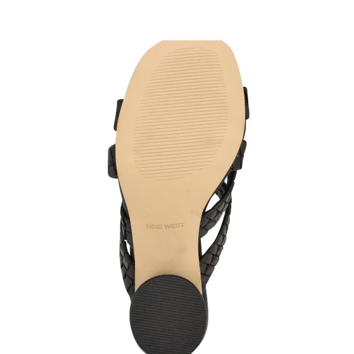 Nine West Sandals Women Wenea Strappy Heeled Slide Sandals Black Nine West Sandals Women Wenea Strappy Heeled Slide Sandals Black
