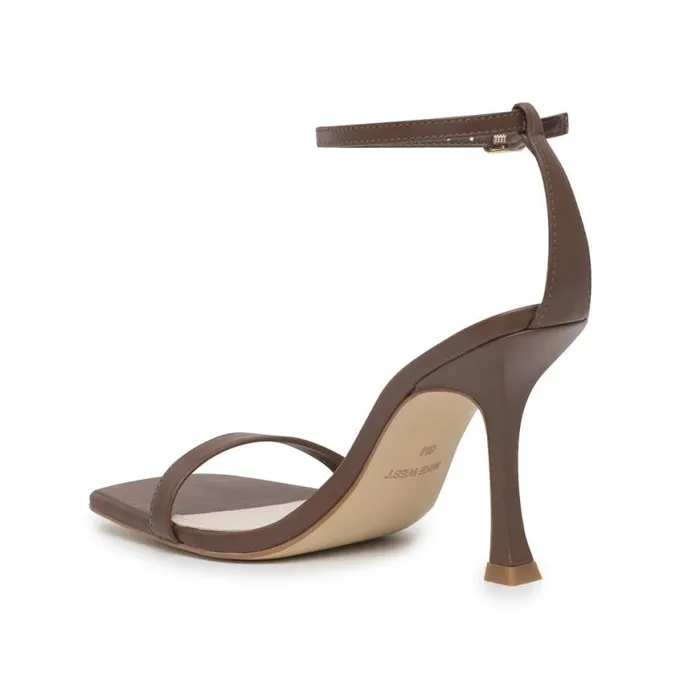Nine West Sandals Women Yess Ankle Strap Sandals Brown Leather Nine West Sandals Women Yess Ankle Strap Sandals Brown Leather