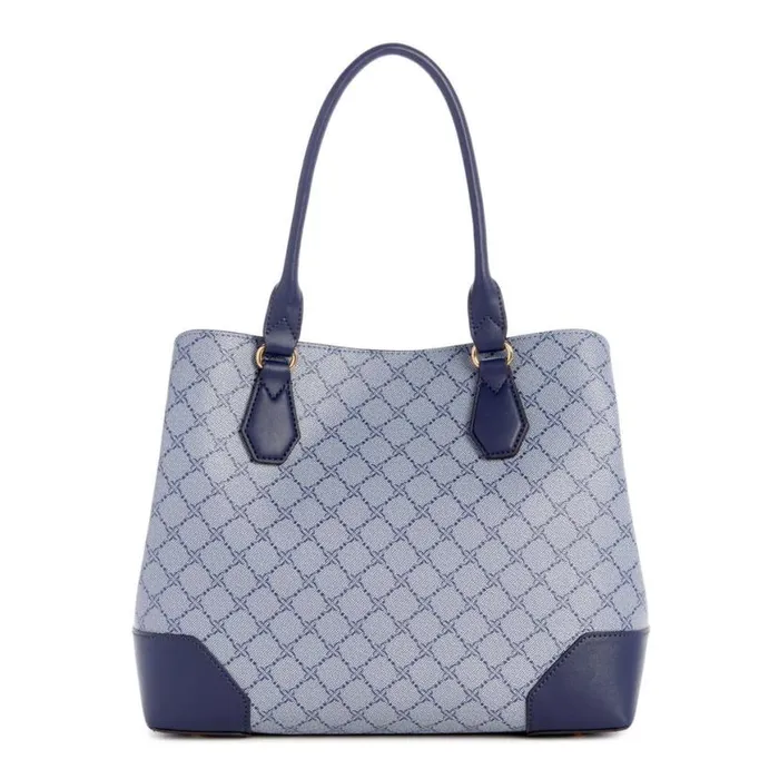 Nine West Satchels and Shoulder Bags Women Brooklyn Jet Set Carryall Chambray Logo Nine West Satchels and Shoulder Bags Women Brooklyn Jet Set Carryall Chambray Logo