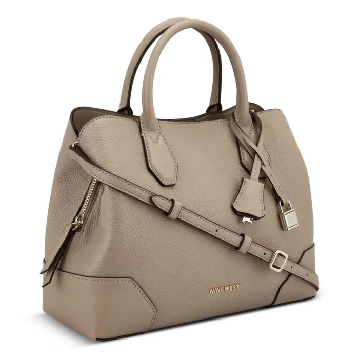 Nine West Satchels and Shoulder Bags Women Brooklyn Jet Set Satchel Pumice Nine West Satchels and Shoulder Bags Women Brooklyn Jet Set Satchel Pumice