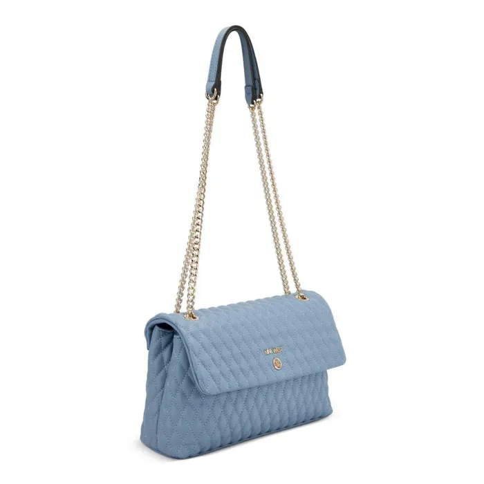 Nine West Satchels and Shoulder Bags Women Caelia Convertible Shoulder Bag Pale Denim